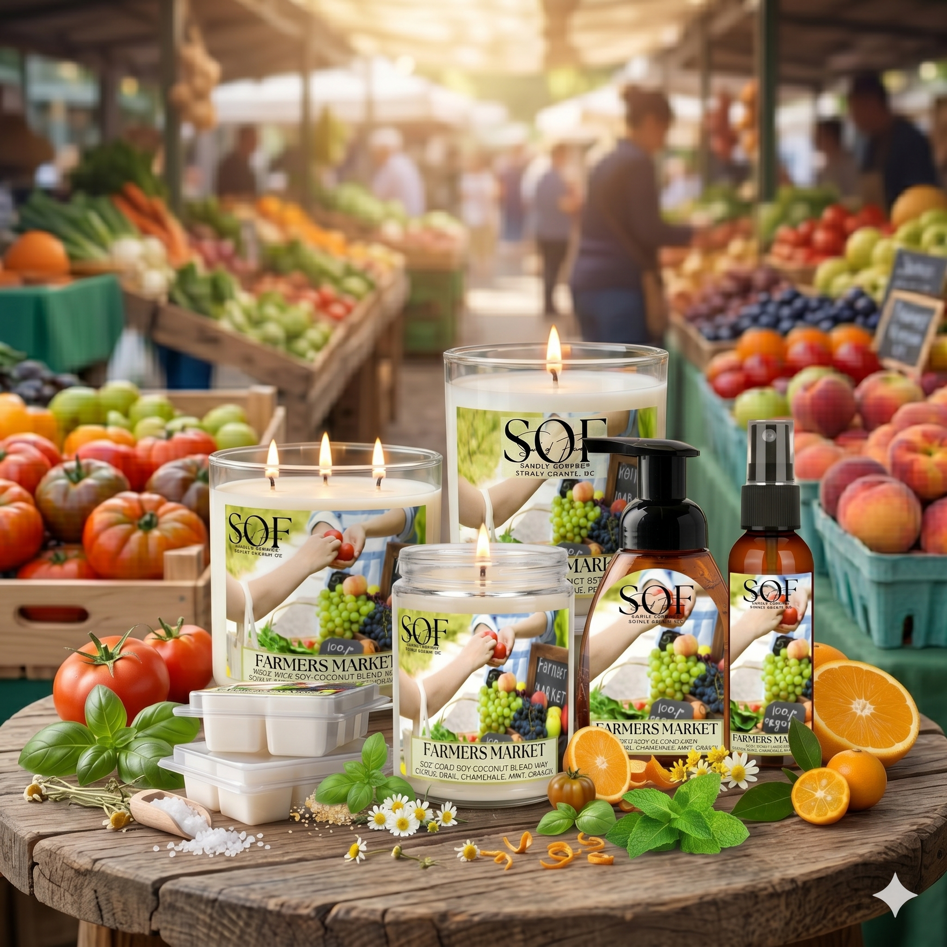 Farmers Market Hand Soap - Smell of Freedom Candle Company