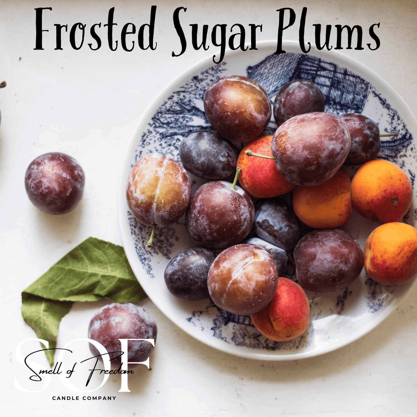 Frosted Sugar Plums Candle Collection - Smell of Freedom Candle Company