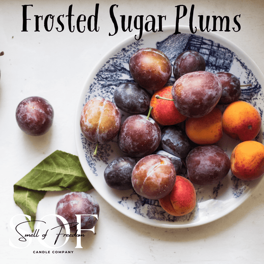 Frosted Sugar Plums Candle Collection - Smell of Freedom Candle Company