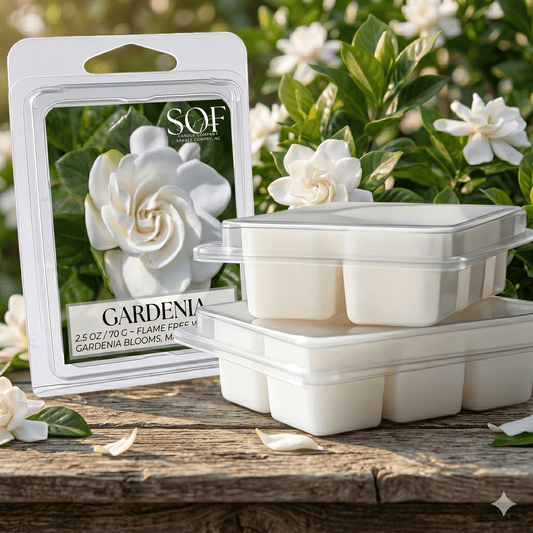 Gardenia Flame Free Wax - Smell of Freedom Candle Company