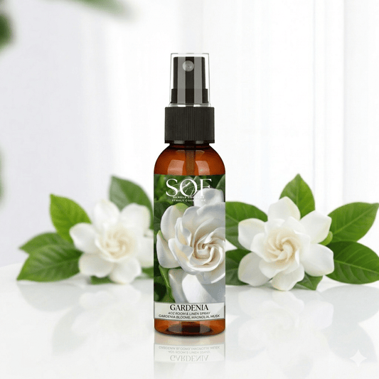 Gardenia Room & Linen Spray - Smell of Freedom Candle Company