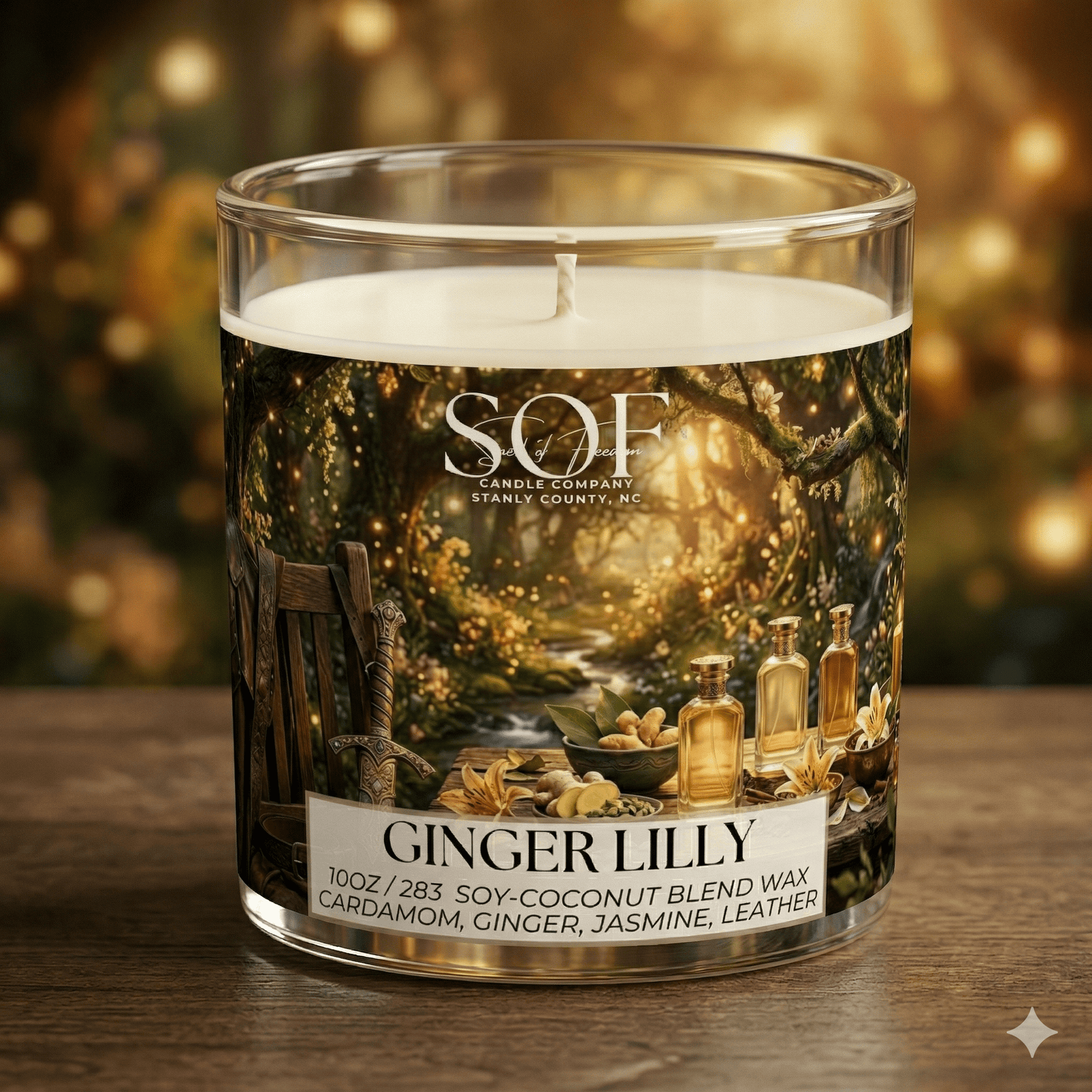 Ginger Lilly Candle Collection - Smell of Freedom Candle Company