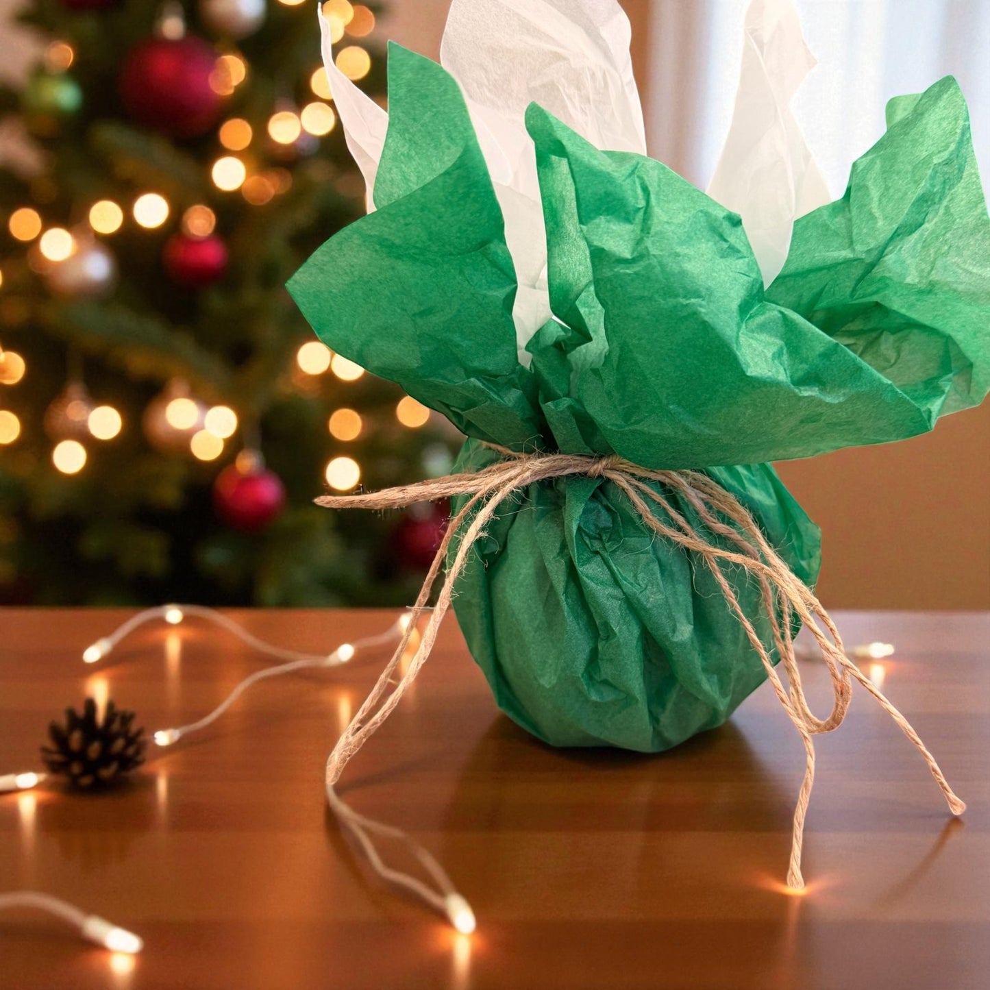 Green Christmas Ornament Candle - Smell of Freedom Candle Company