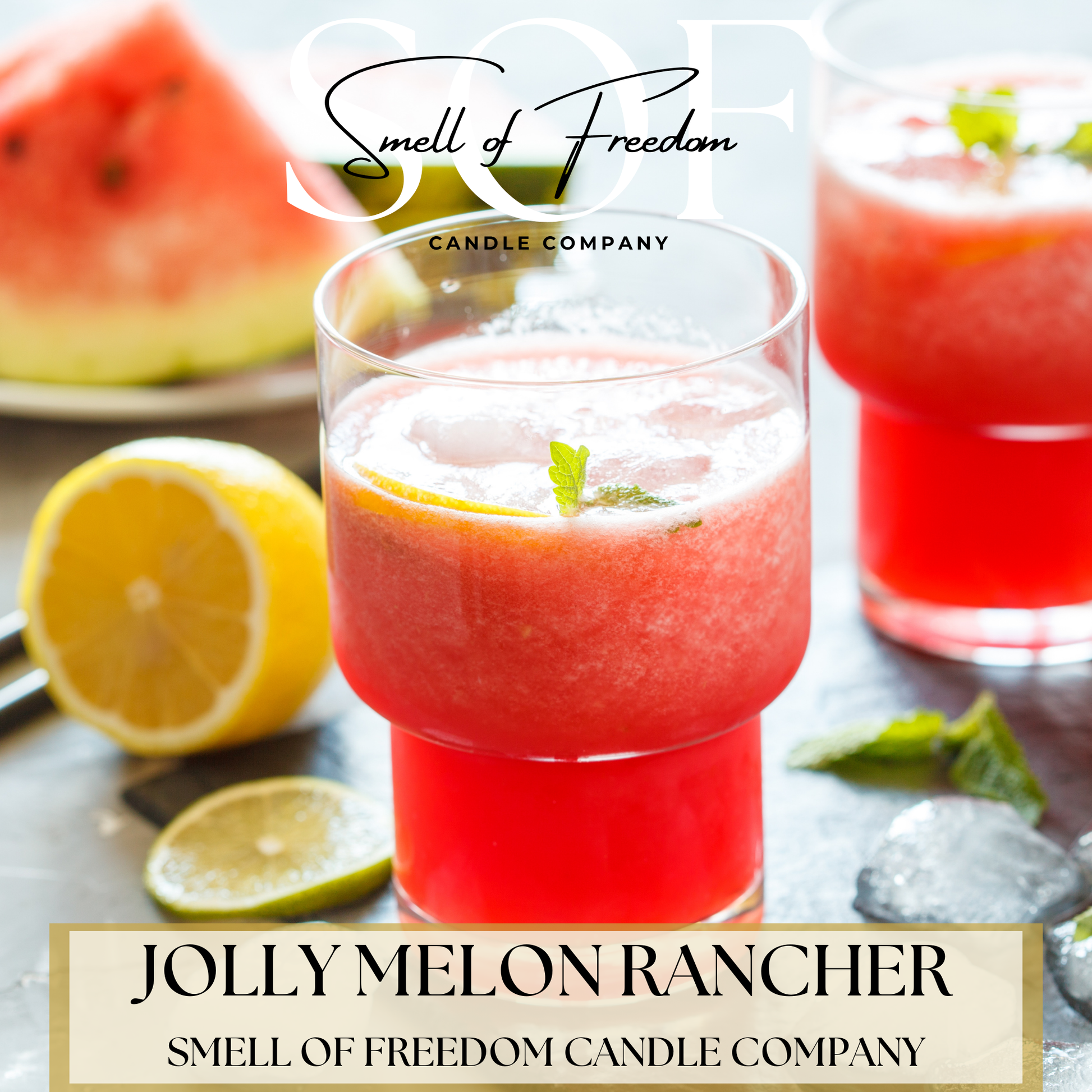 Jolly Melon Rancher Hand Soap - Smell of Freedom Candle Company