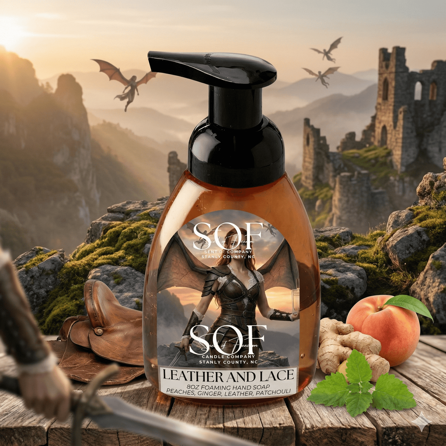 Leather and Lace Complete Fragrance Collection - Smell of Freedom Candle Company