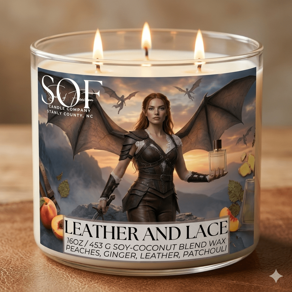 Leather and Lace Complete Fragrance Collection - Smell of Freedom Candle Company