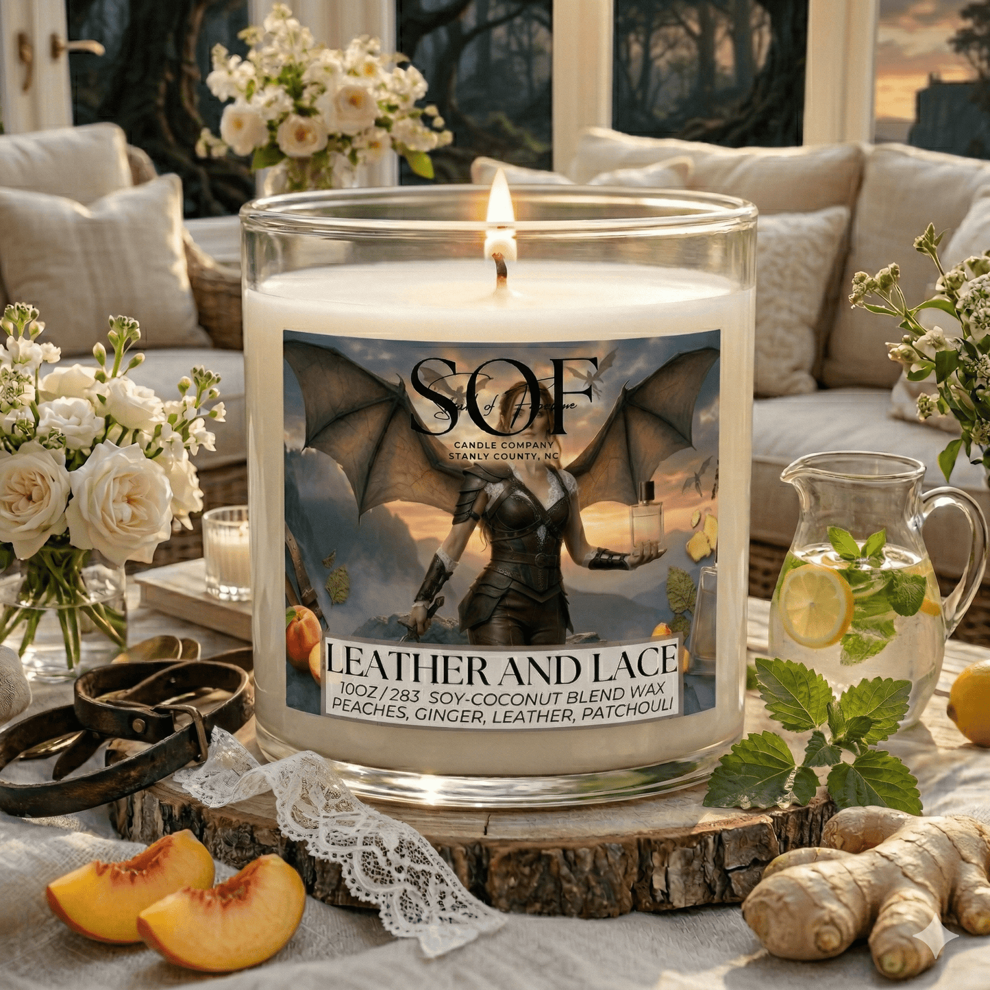 Leather and Lace Complete Fragrance Collection - Smell of Freedom Candle Company