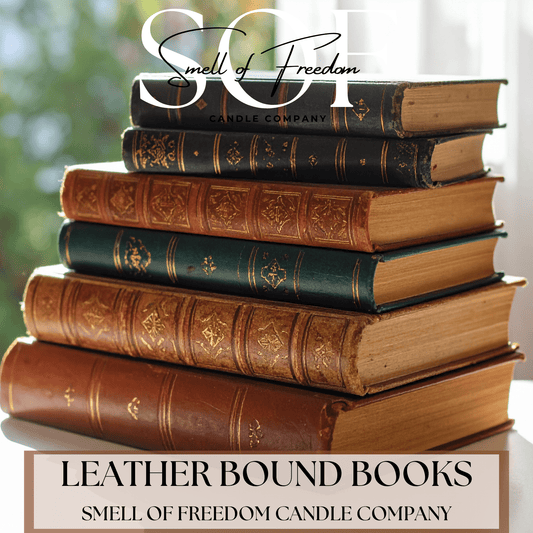 Leather Bound Books Fragrance Collection - Smell of Freedom Candle Company
