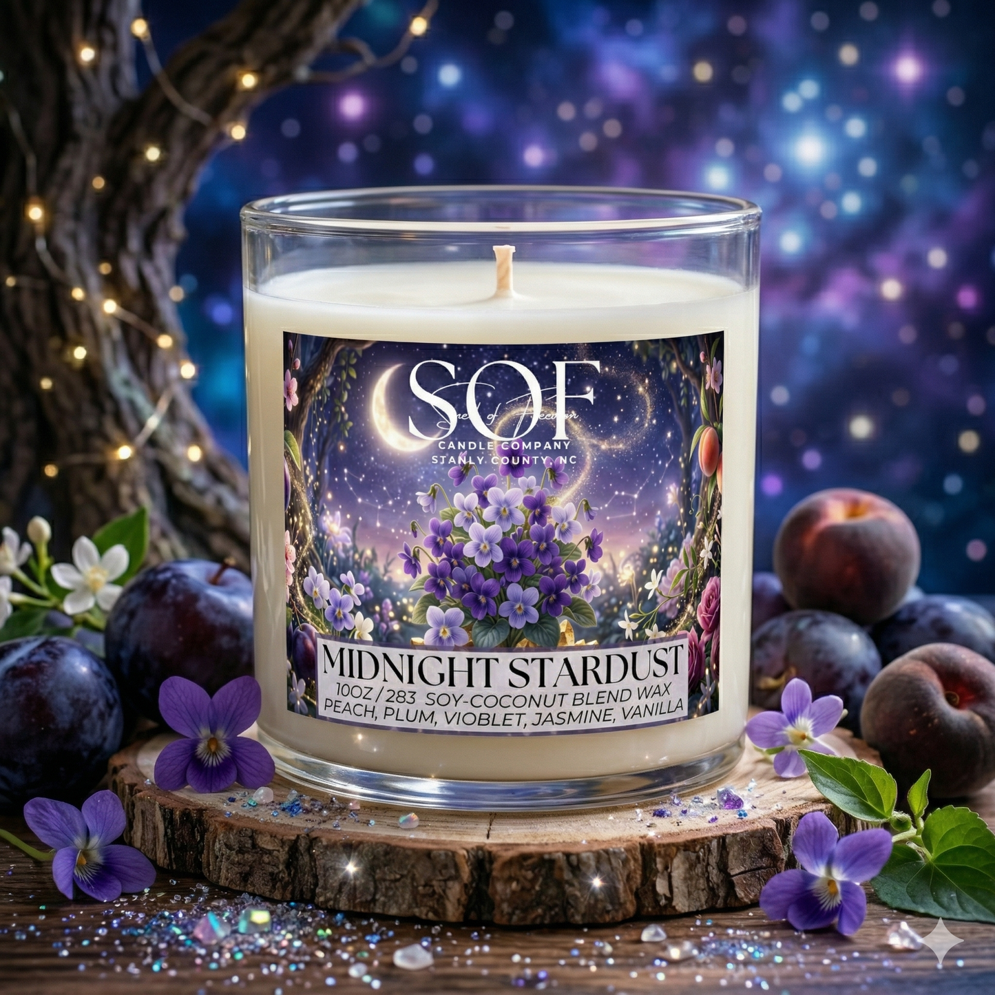 Midnight Stardust Candle Collection - Smell of Freedom Candle Company