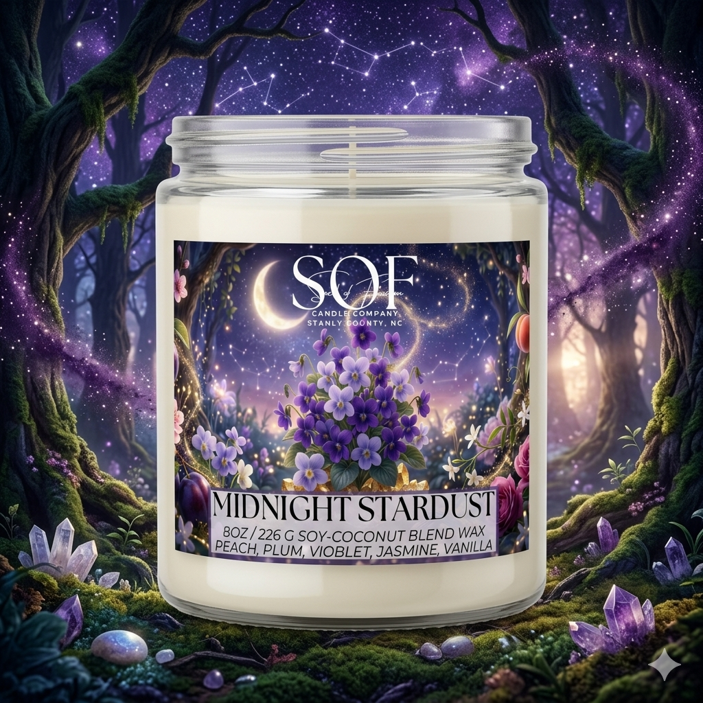 Midnight Stardust Candle Collection - Smell of Freedom Candle Company