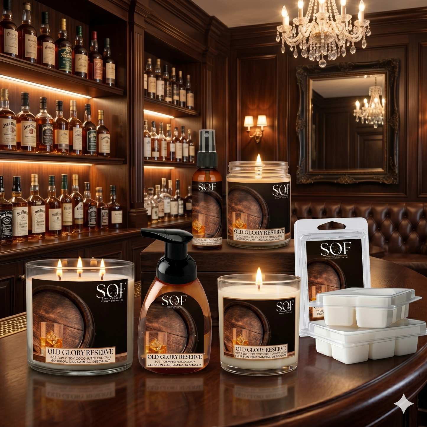 Old Glory Reserve Fragrance Collection - Smell of Freedom Candle Company