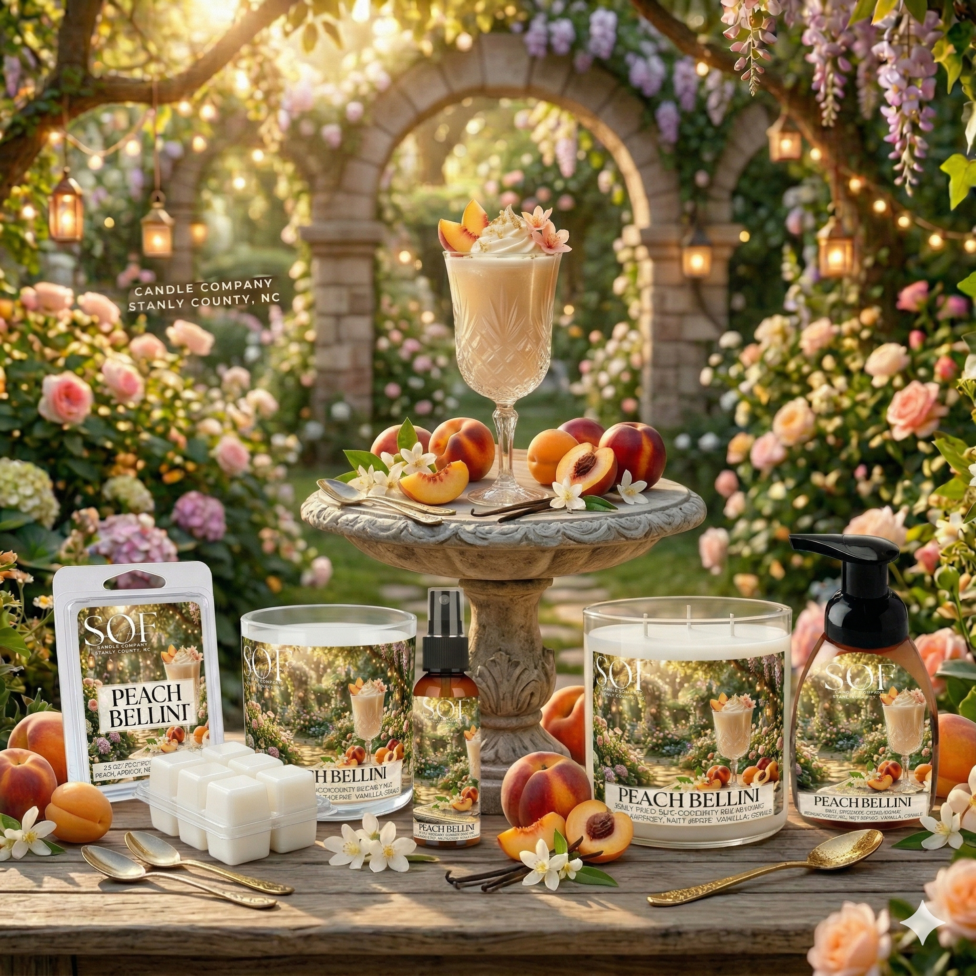 Peach Bellini Complete Fragrance Collection - Smell of Freedom Candle Company