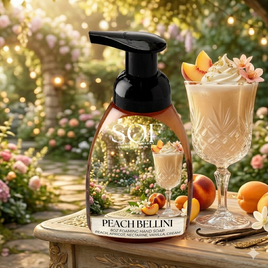 Peach Bellini Foaming Hand Soap - Smell of Freedom Candle Company
