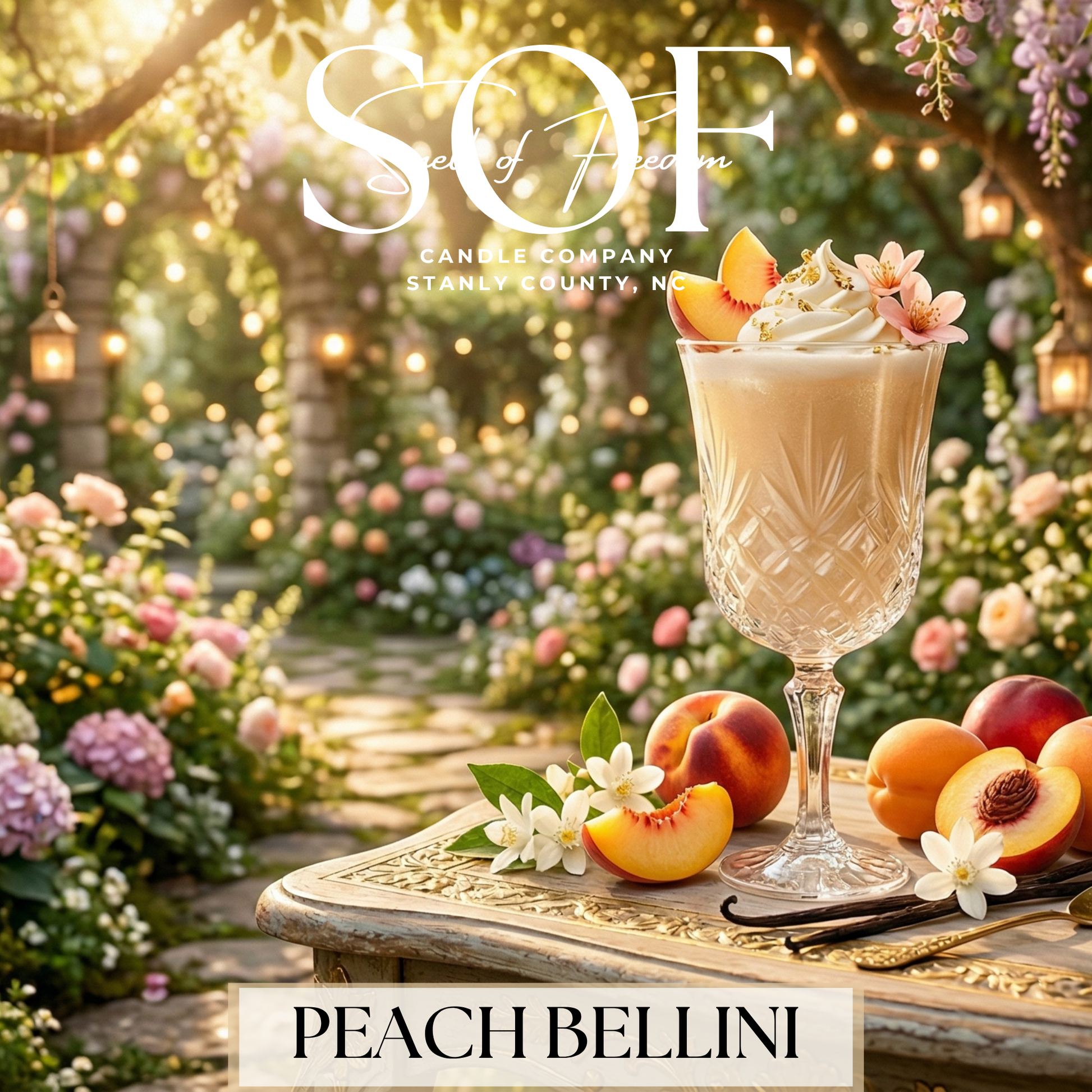 Peach Bellini Foaming Hand Soap - Smell of Freedom Candle Company