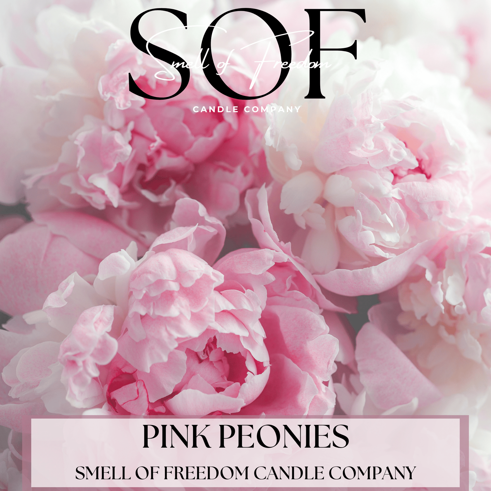 Pink Peonies Hand Soap - Smell of Freedom Candle Company