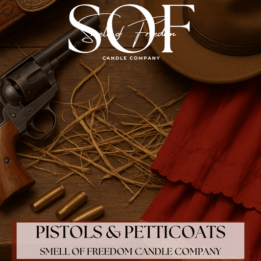 Pistols and Petticoats Fragrance Collection - Smell of Freedom Candle Company