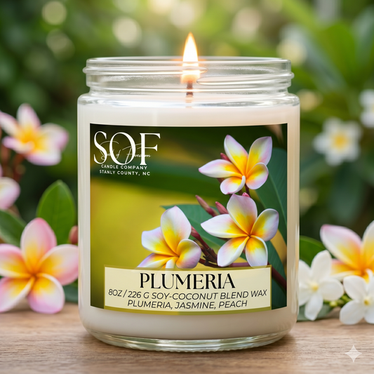 Plumeria Candle Collection - Smell of Freedom Candle Company