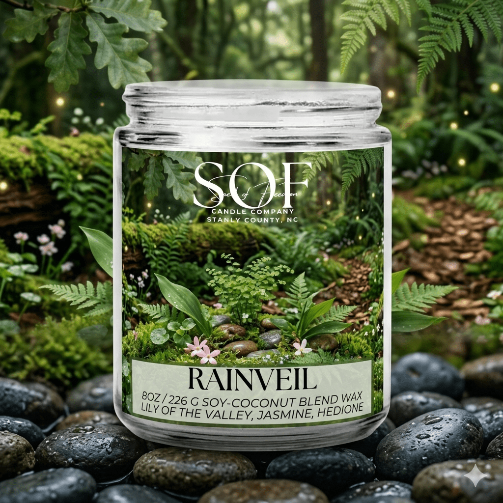 Rainveil Candle Collection - Smell of Freedom Candle Company