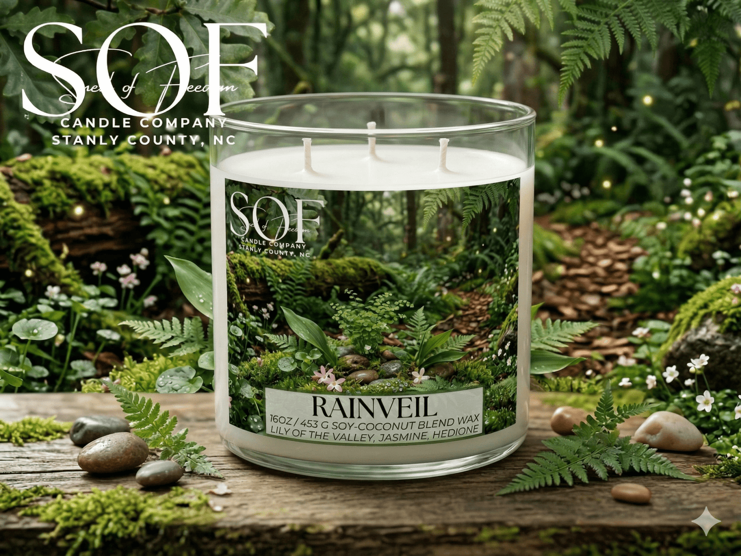 Rainveil Candle Collection - Smell of Freedom Candle Company