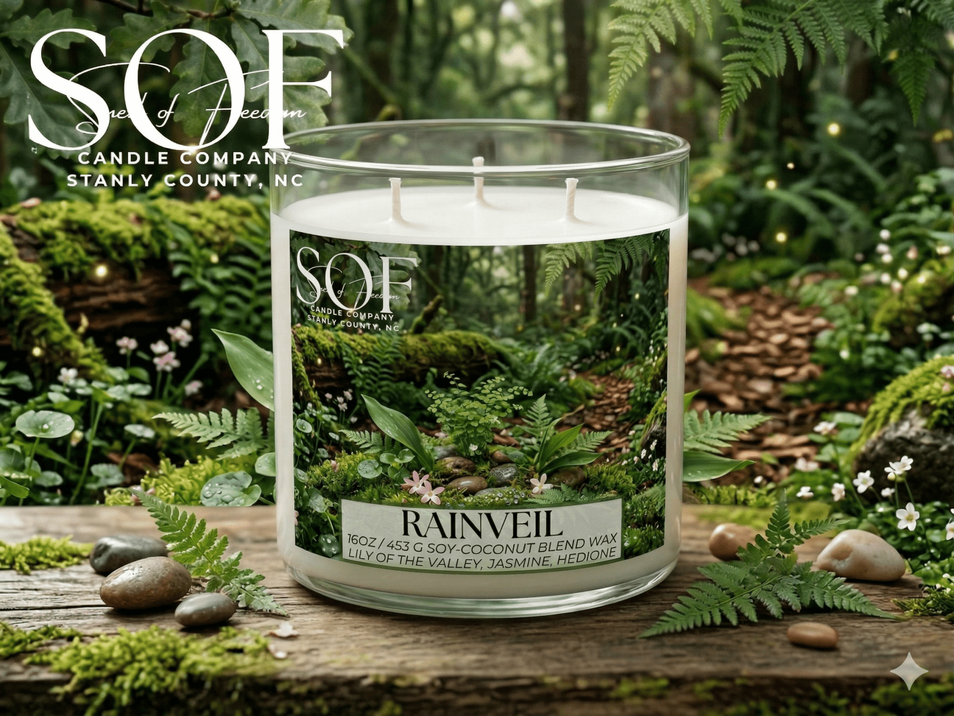Rainveil Candle Collection - Smell of Freedom Candle Company