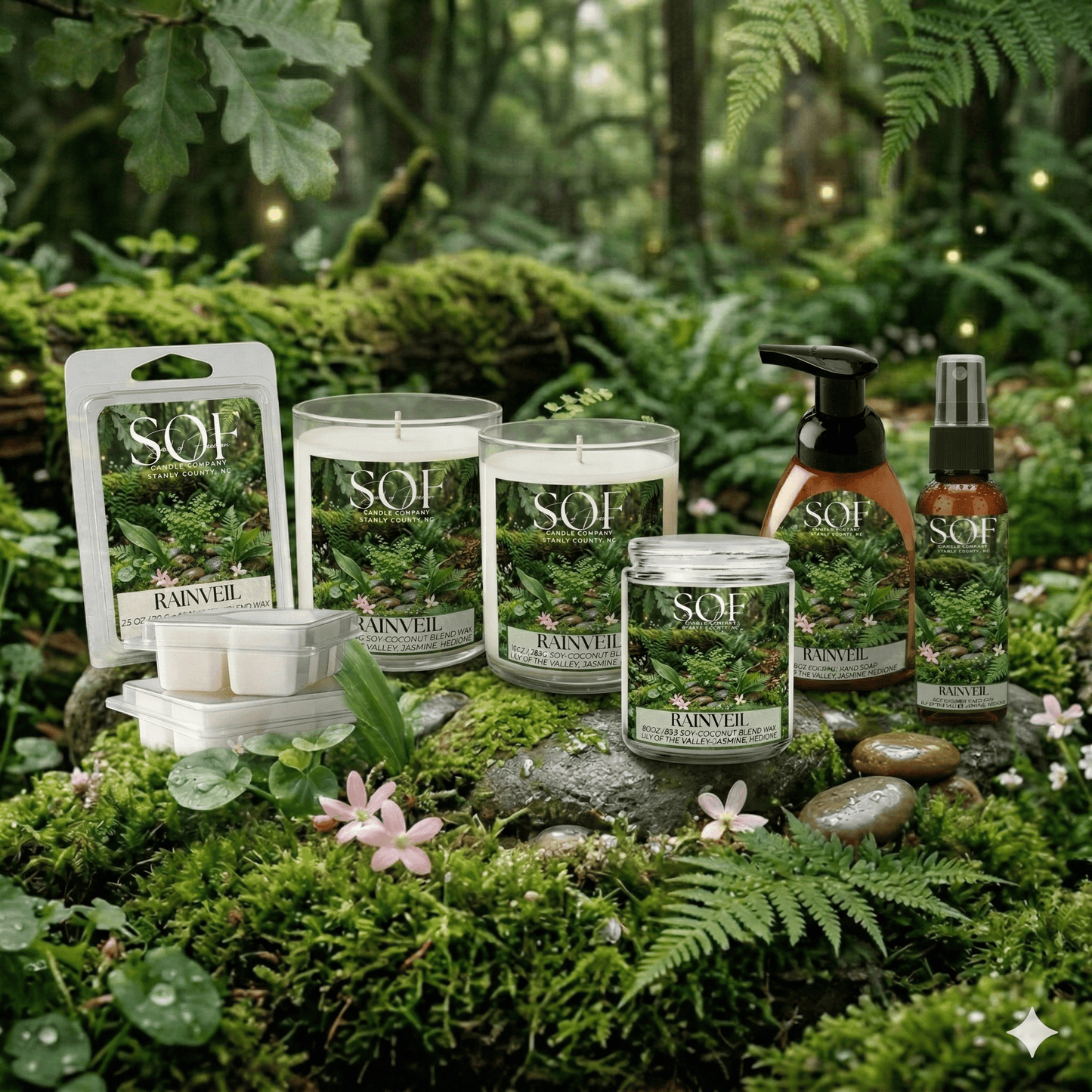 Rainveil Complete Fragrance Collection - Smell of Freedom Candle Company