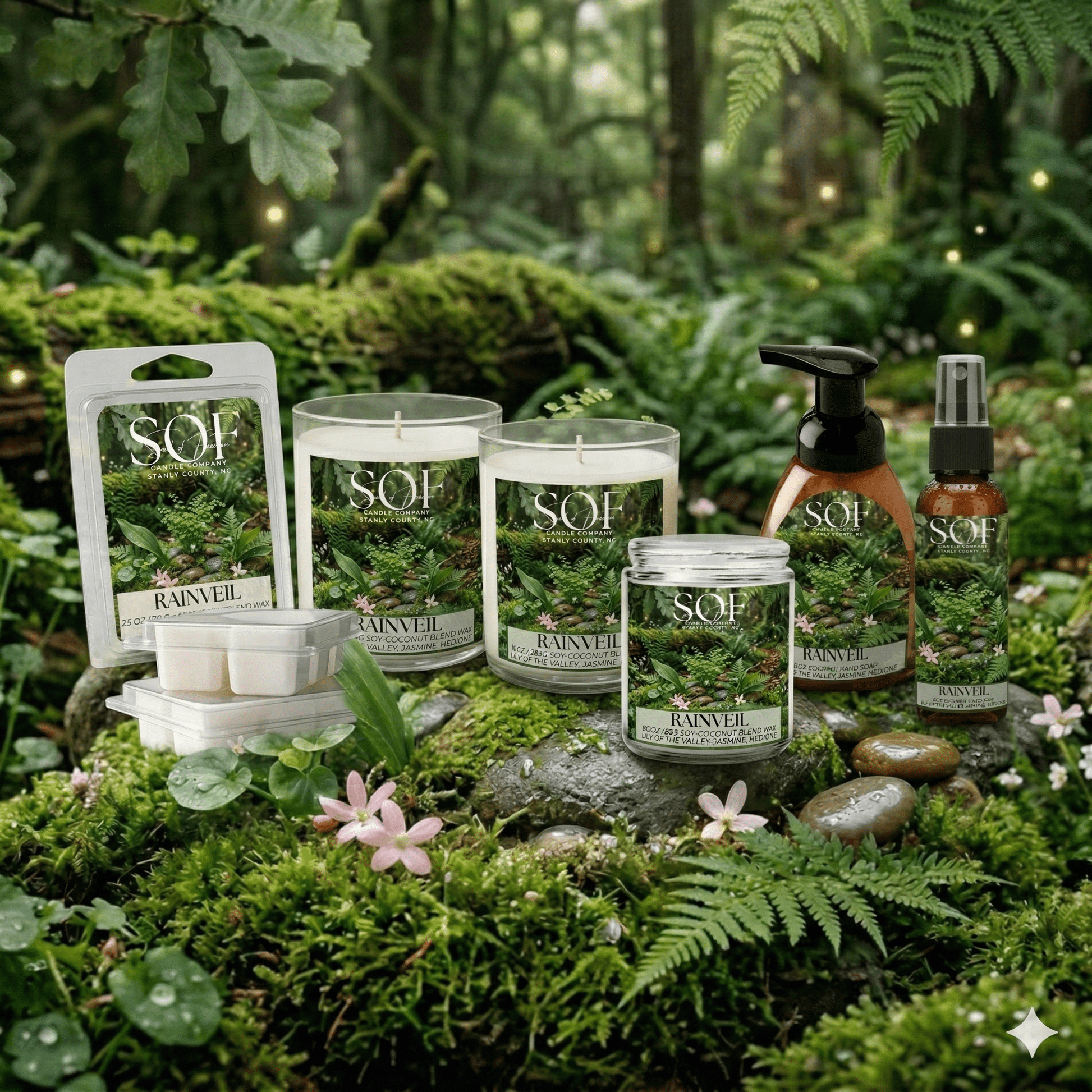 Rainveil Complete Fragrance Collection - Smell of Freedom Candle Company