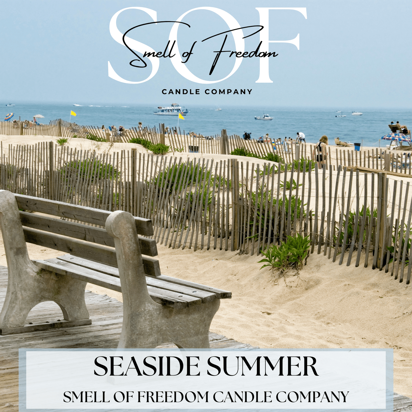 Seaside Summer Hand Soap - Smell of Freedom Candle Company