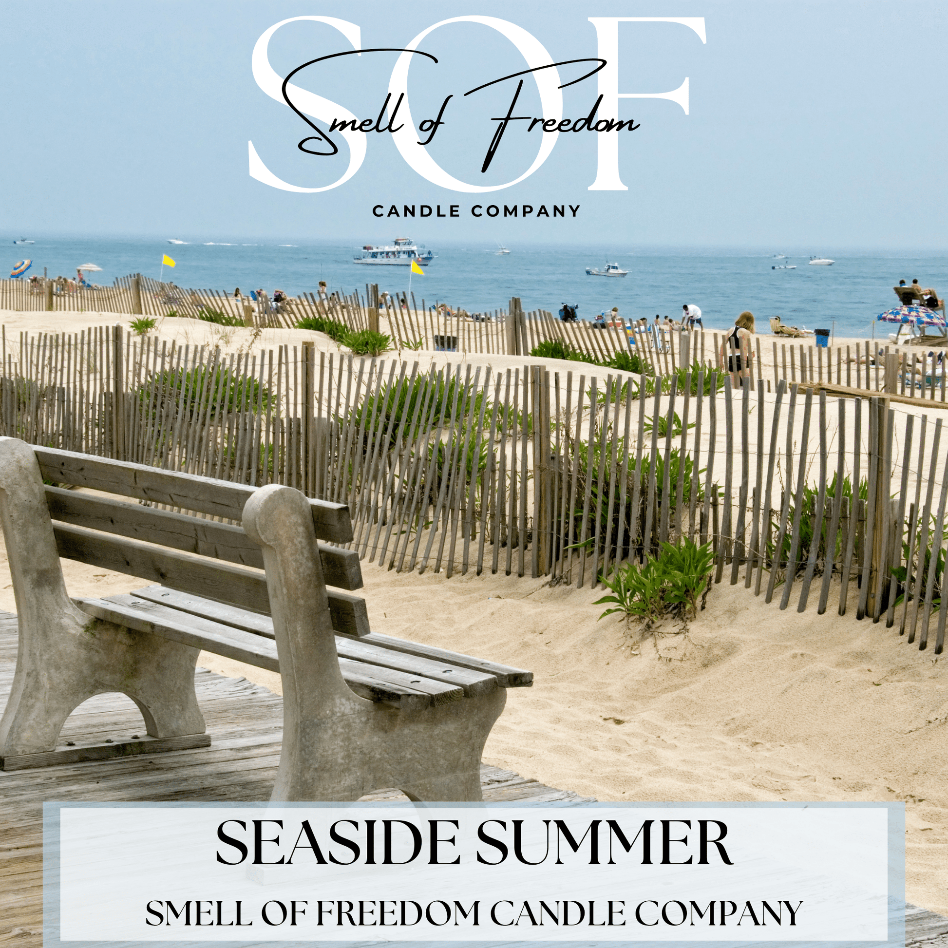 Seaside Summer Hand Soap - Smell of Freedom Candle Company