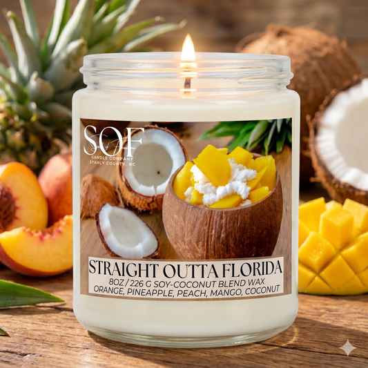 Straight Outta Florida Candle Collection - Smell of Freedom Candle Company
