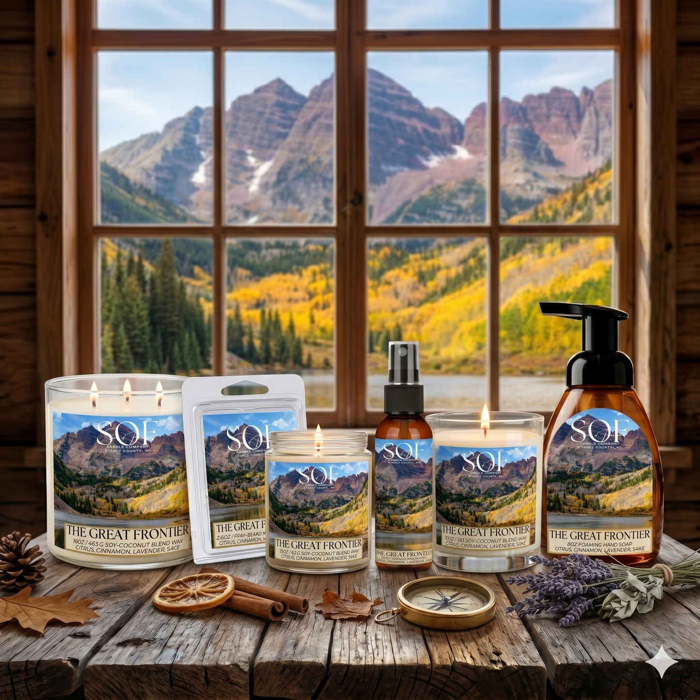 The Great Frontier Fragrance Collection - Smell of Freedom Candle Company