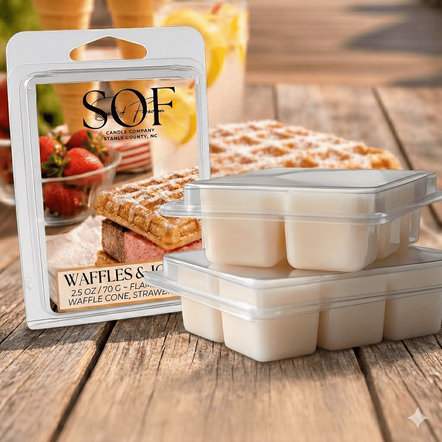 Waffles & Ice Cream Complete Fragrance Collection - Smell of Freedom Candle Company