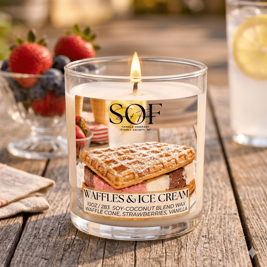 Waffles & Ice Cream Complete Fragrance Collection - Smell of Freedom Candle Company