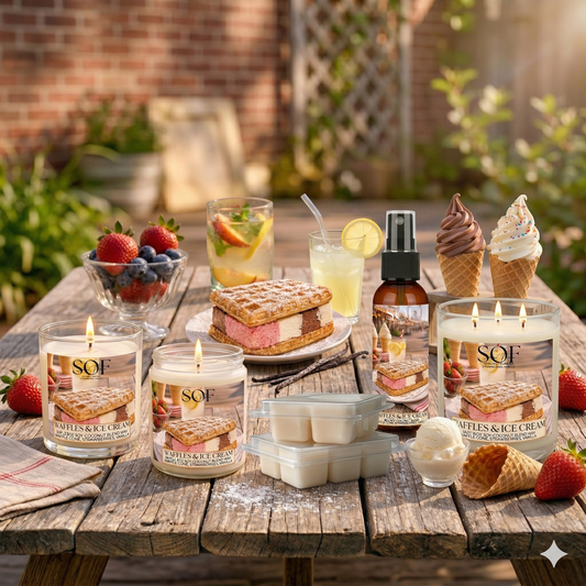 Waffles & Ice Cream Complete Fragrance Collection - Smell of Freedom Candle Company