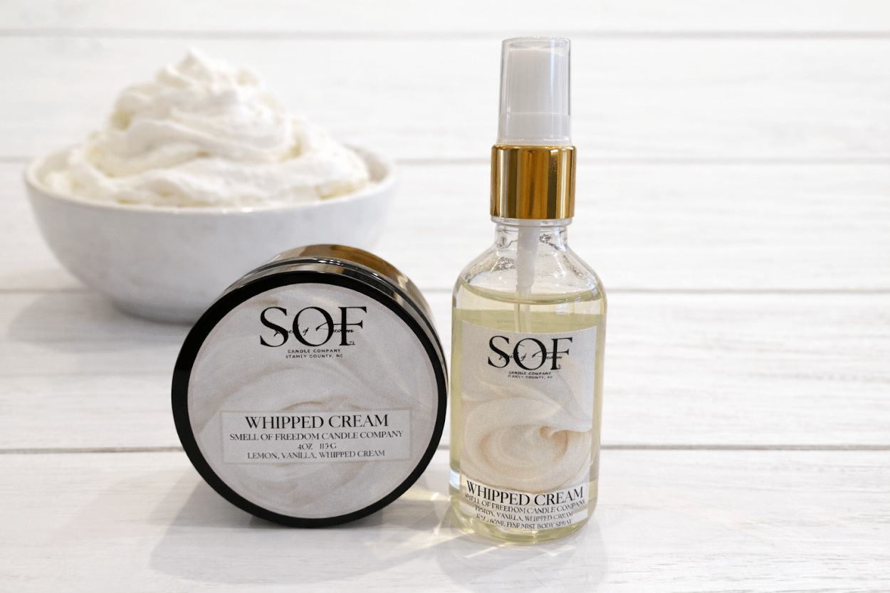 Whipped Cream Complete Set - Smell of Freedom Candle Company