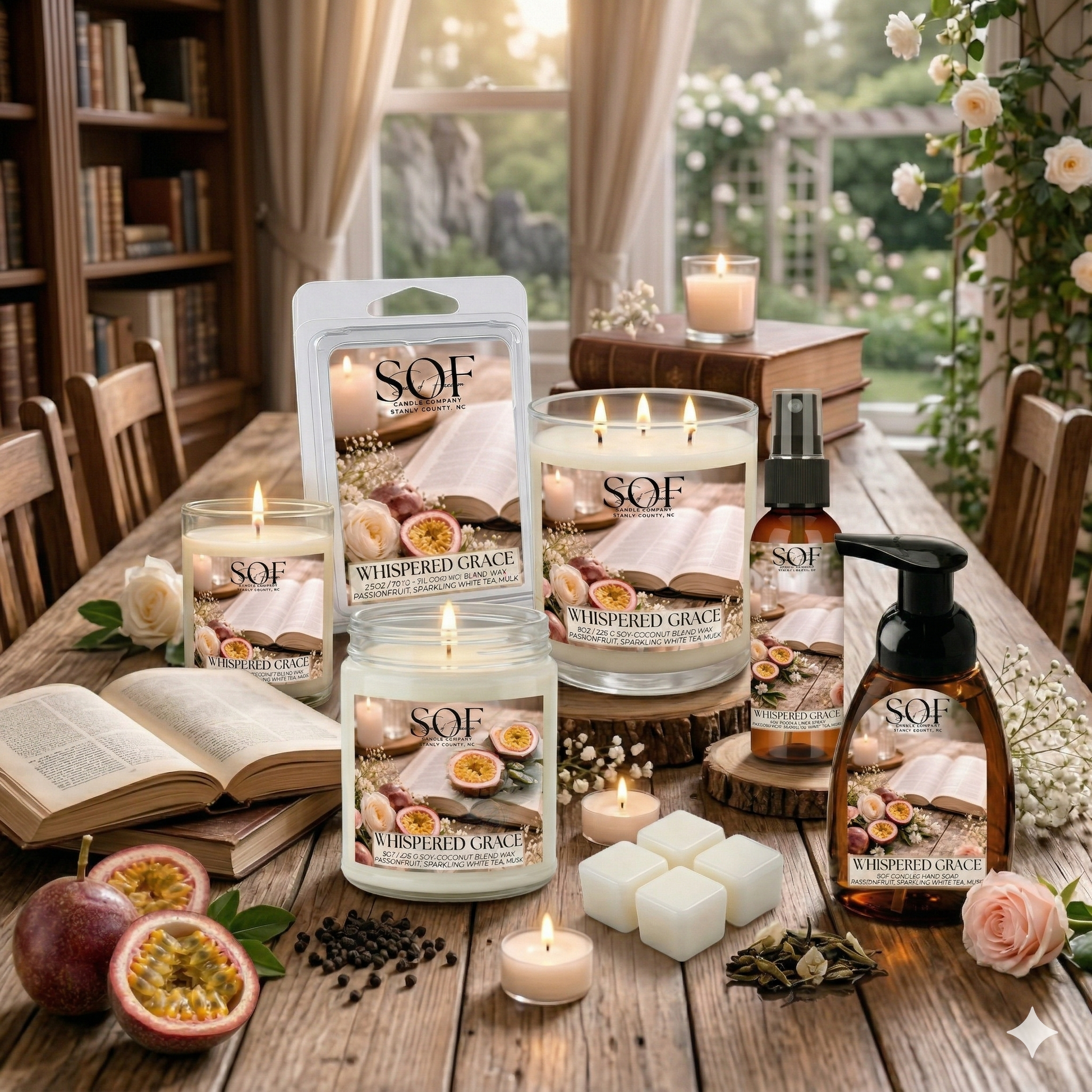 Whispered Grace Complete Fragrance Collection - Smell of Freedom Candle Company